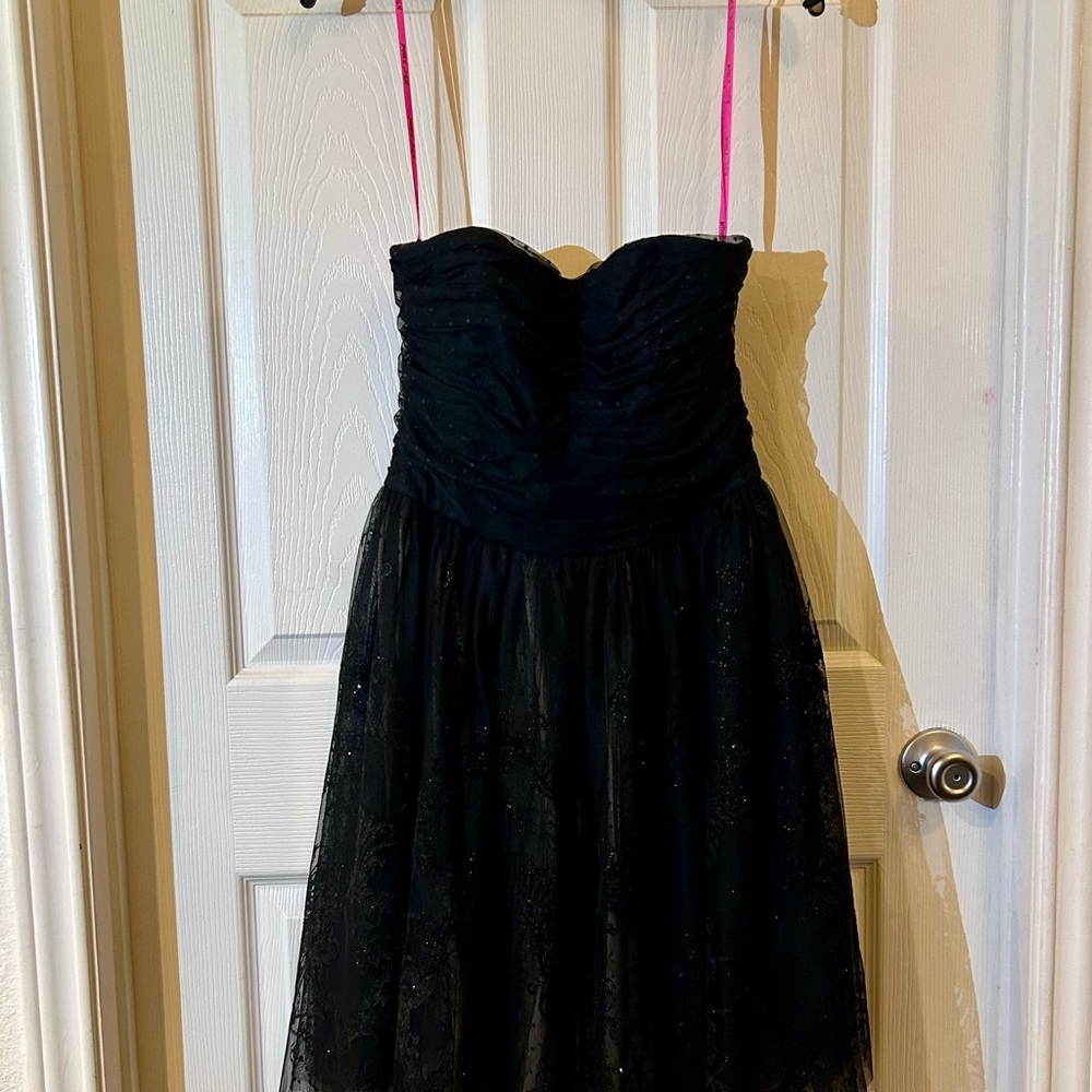 NWOT! Gorgeous Betsey Johnson Black Tulle Ladies Fit & Flare Cocktail Dress